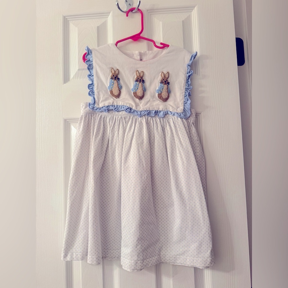 Size 6. French Knot Peter Rabbit.